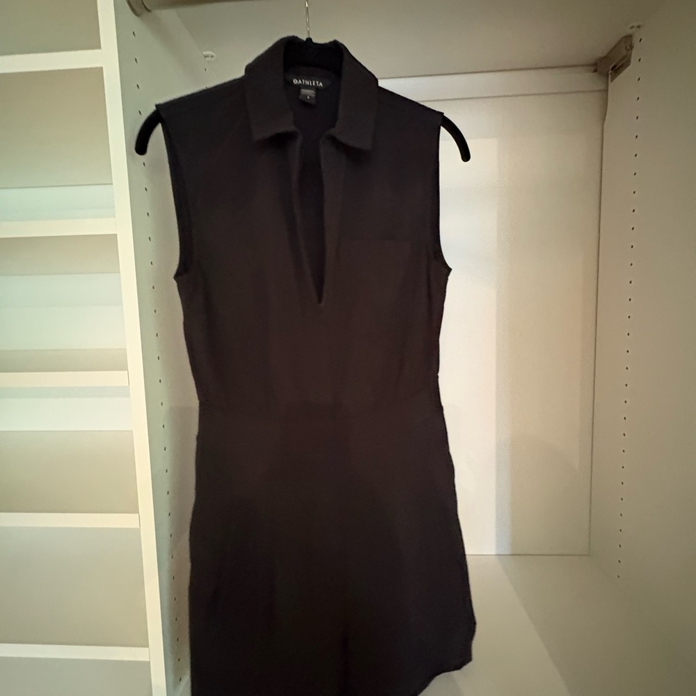 Athleta Black Sleeveless Jumpsuit